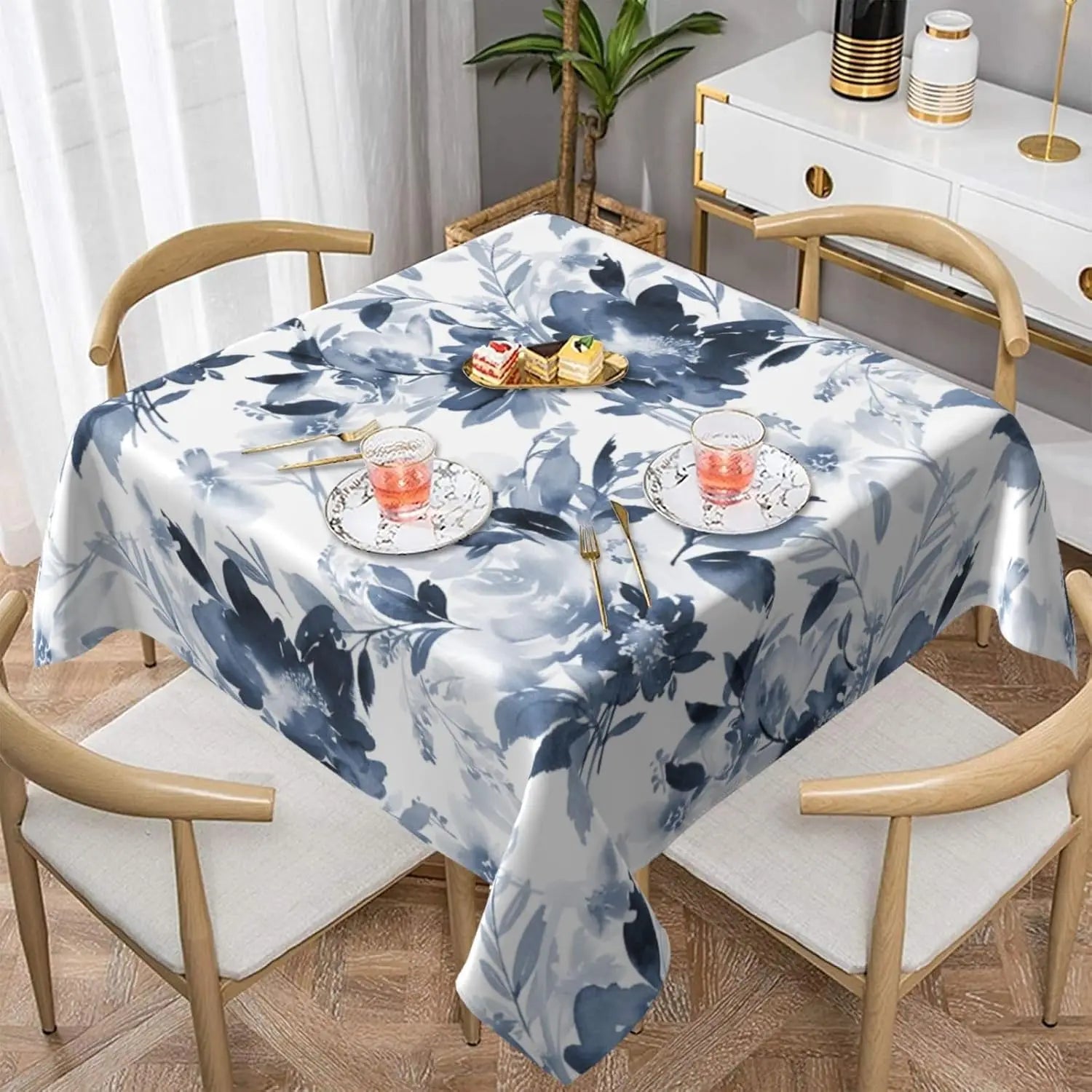 Autumn Pumpkin Waterproof Tablecloth