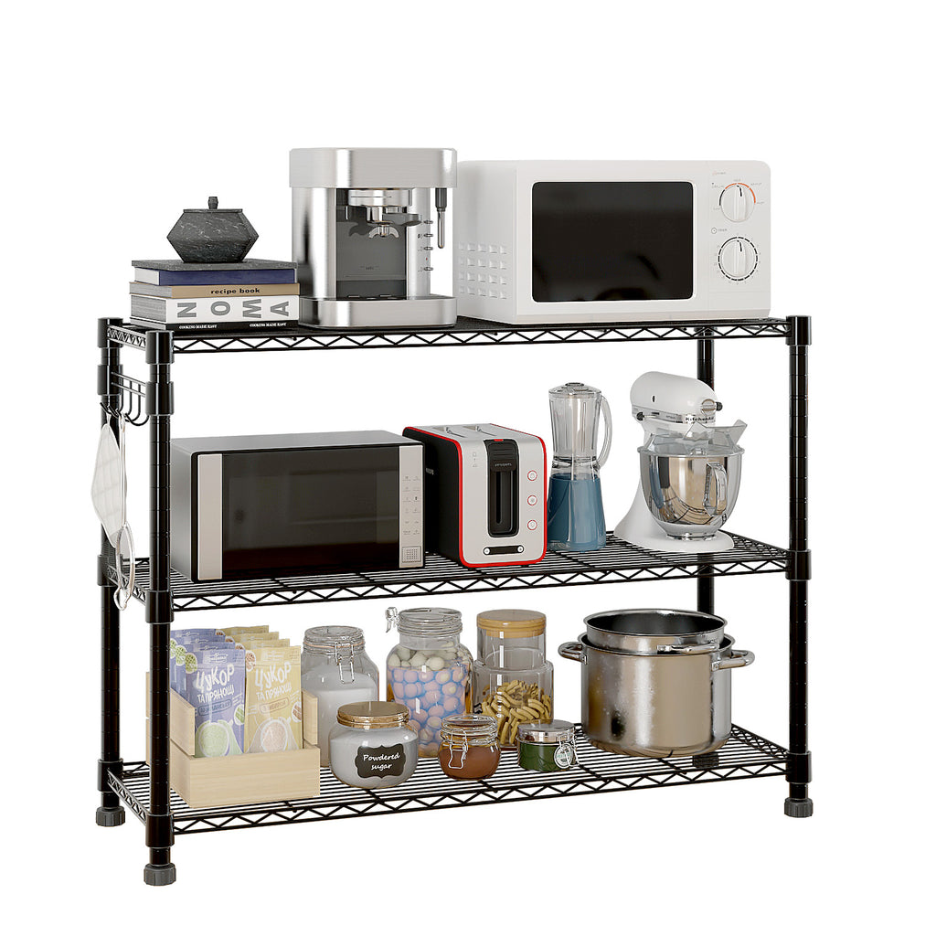 6-Tier Wire Shelving with Wheels