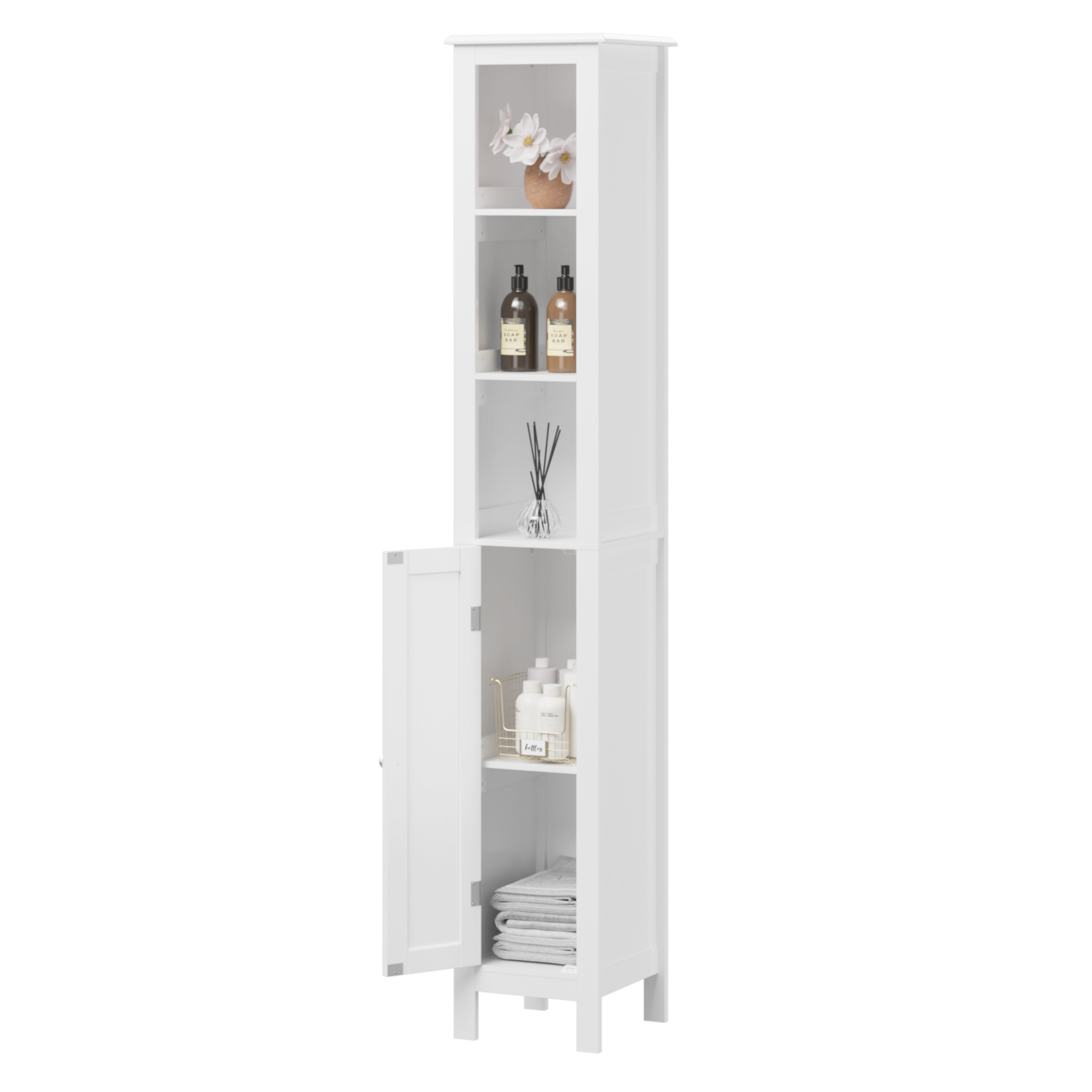 Tall Bathroom Storage Cabinet