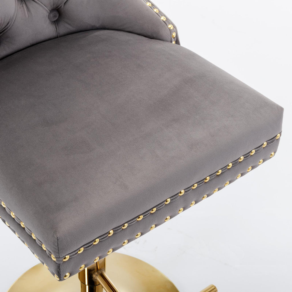 Swivel Velvet Barstools