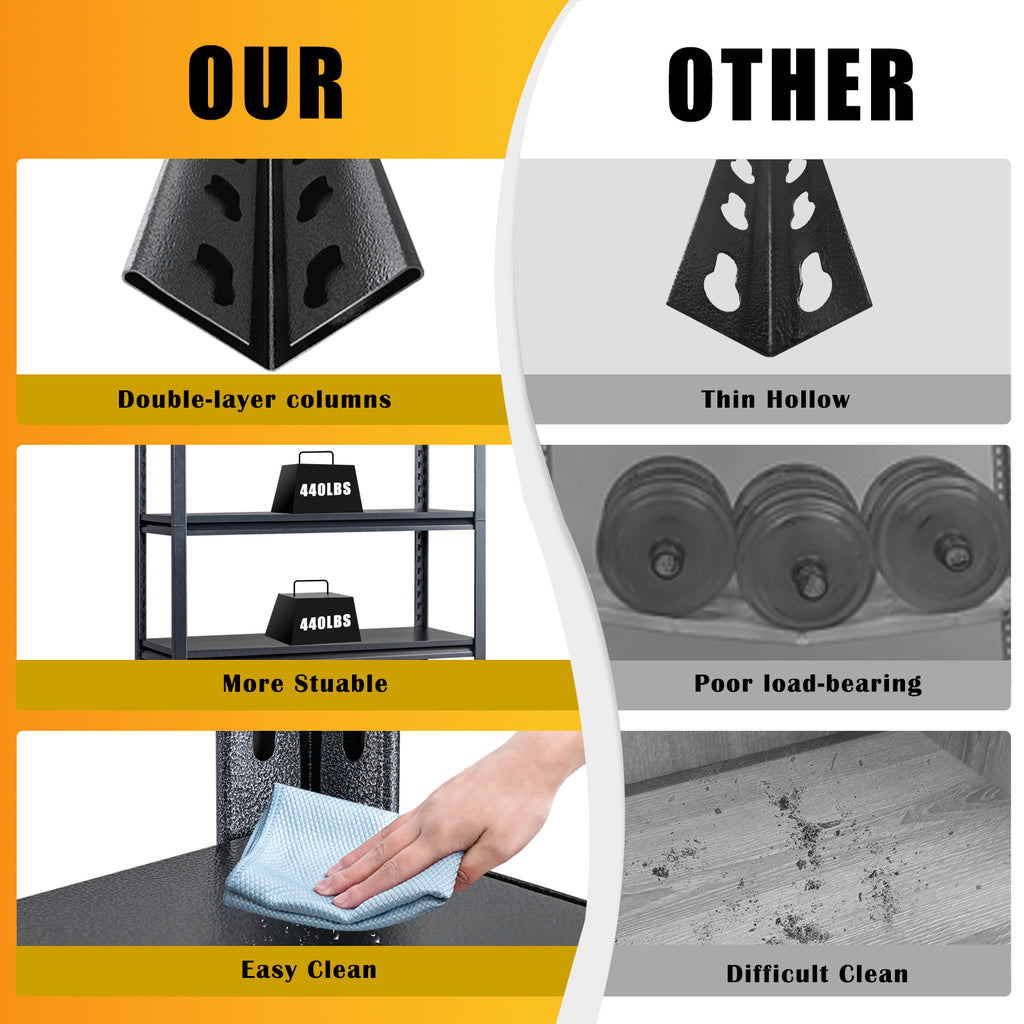 Adjustable Garage Shelves