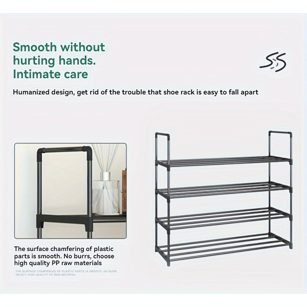 4-Tier Large Capacity Shoe Rack