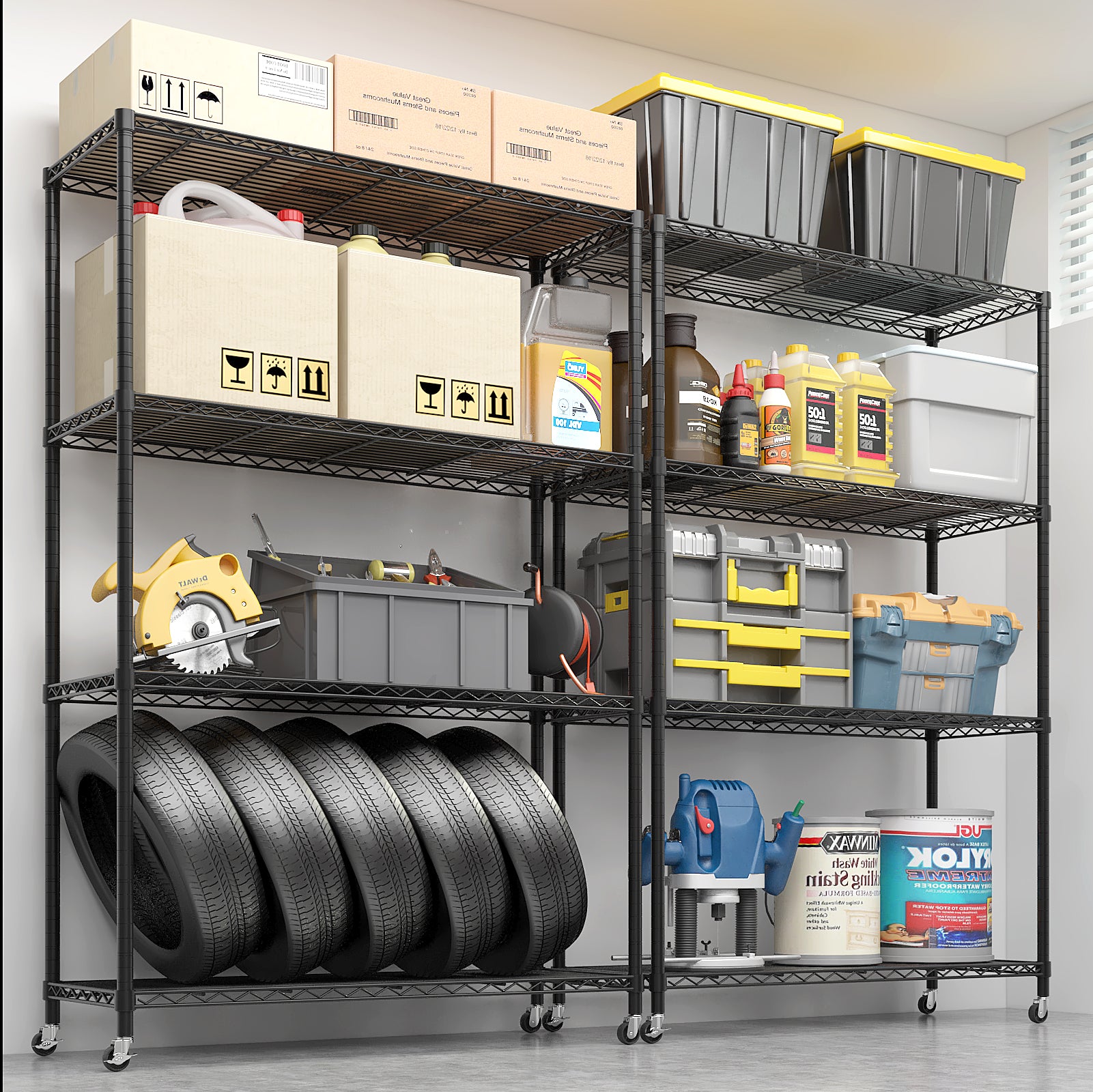 Heavy Duty Storage Shelves 46.06"