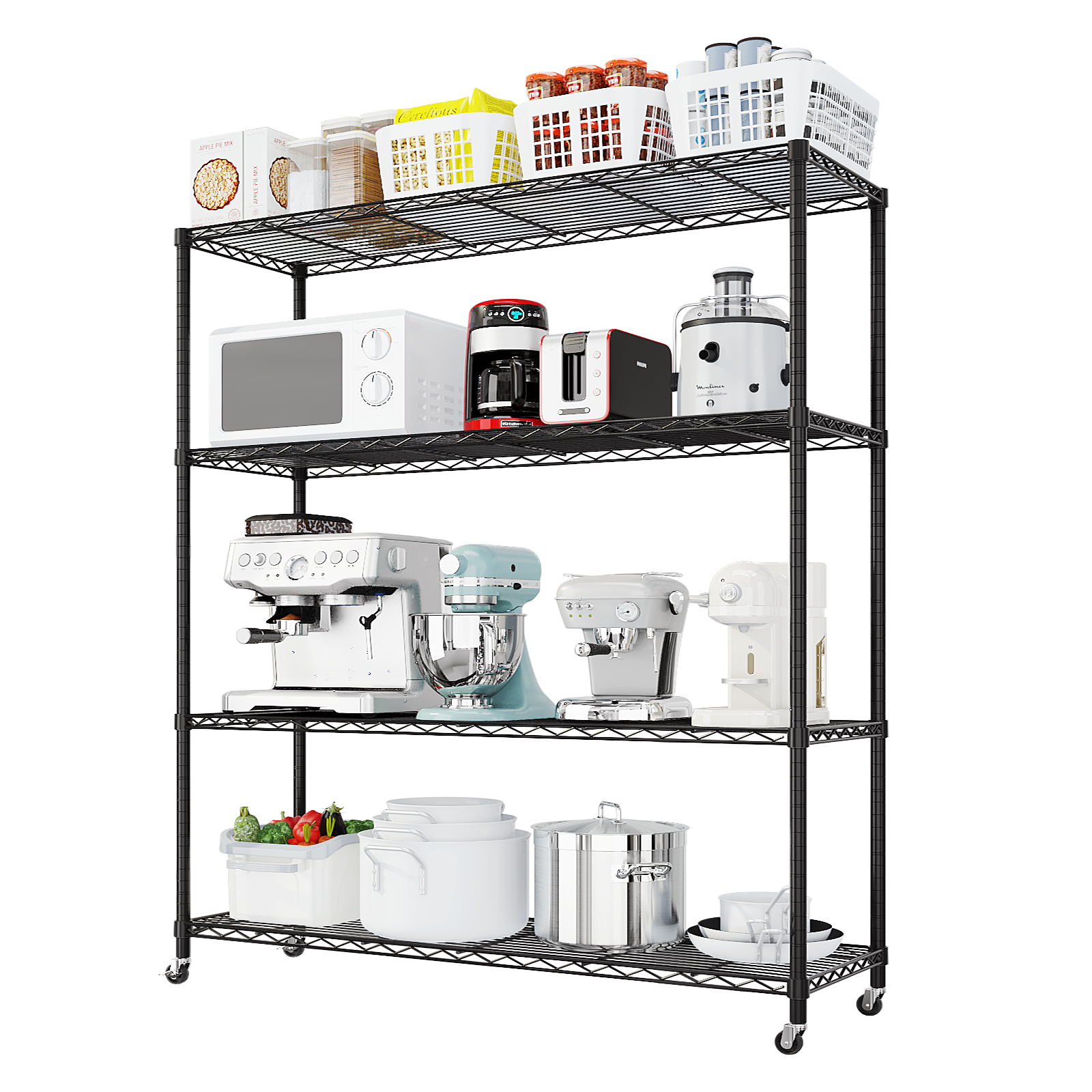 Heavy Duty Storage Shelves 46.06"