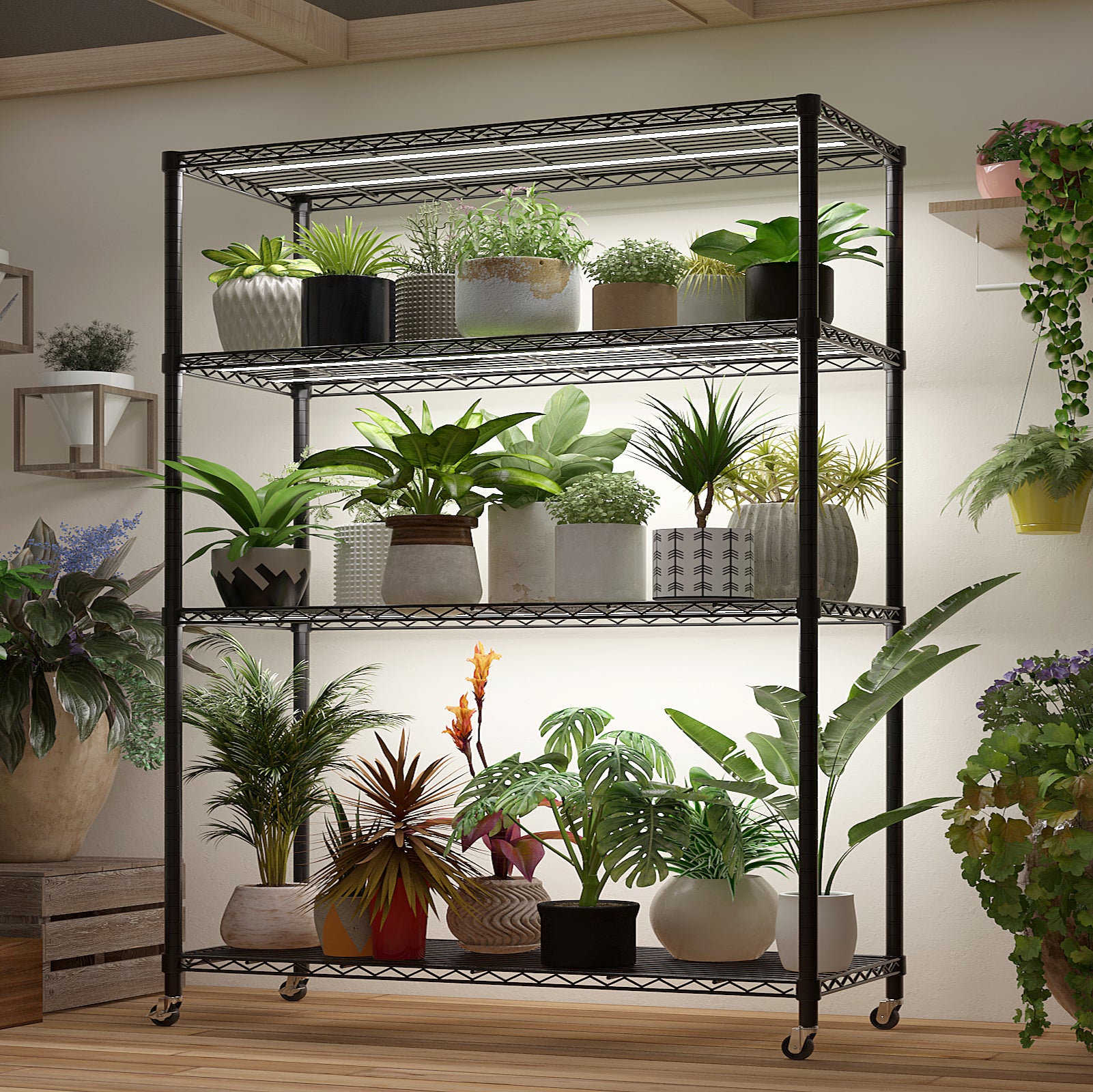 Heavy Duty Storage Shelves 46.06"