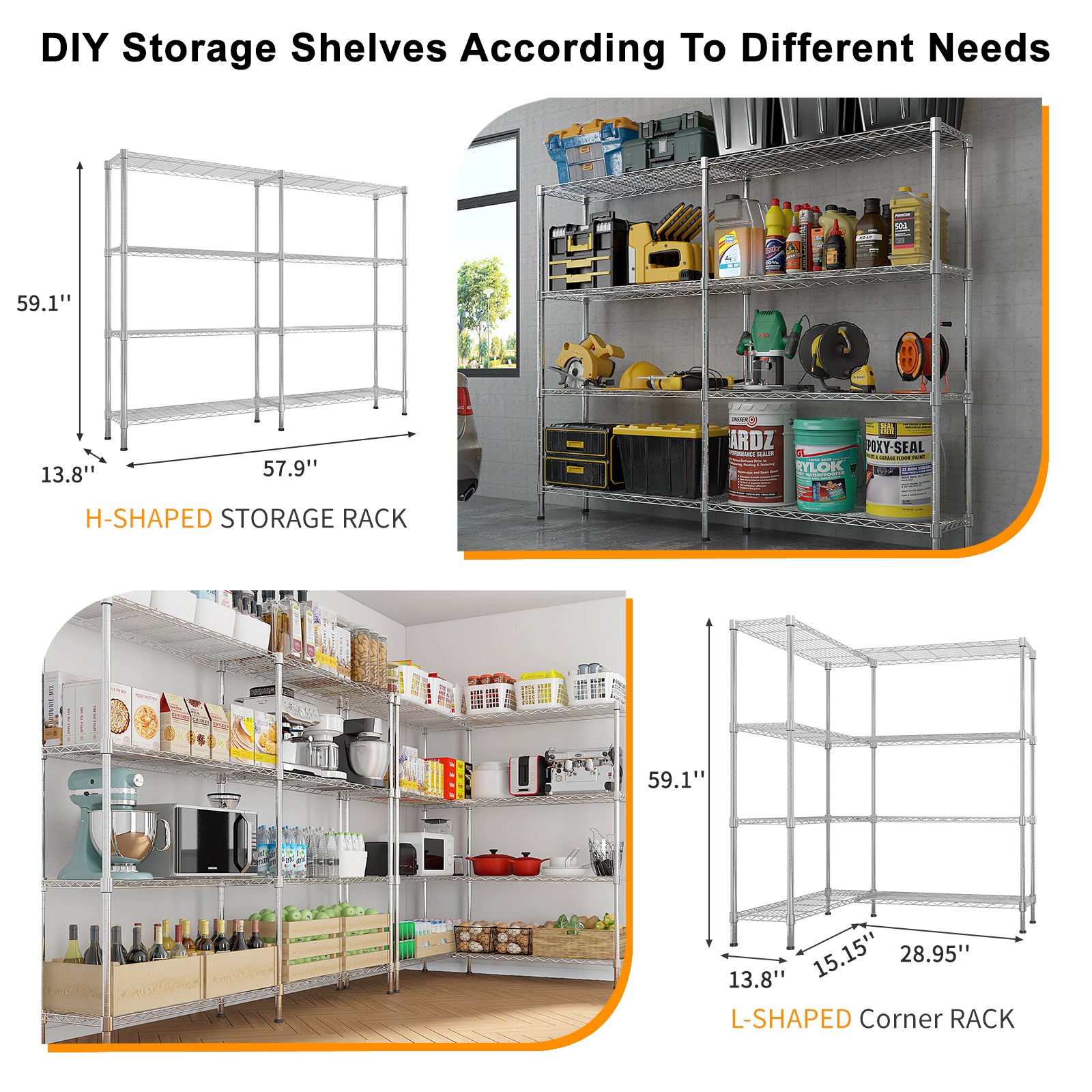 Heavy Duty Garage Shelf