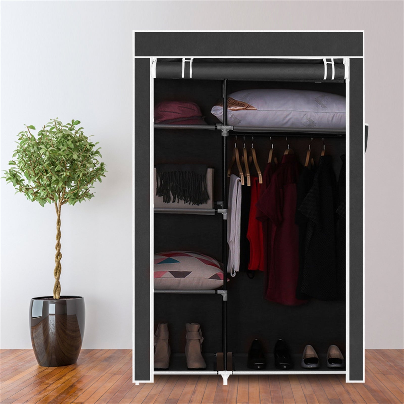 64" Portable Closet Storage Organizer