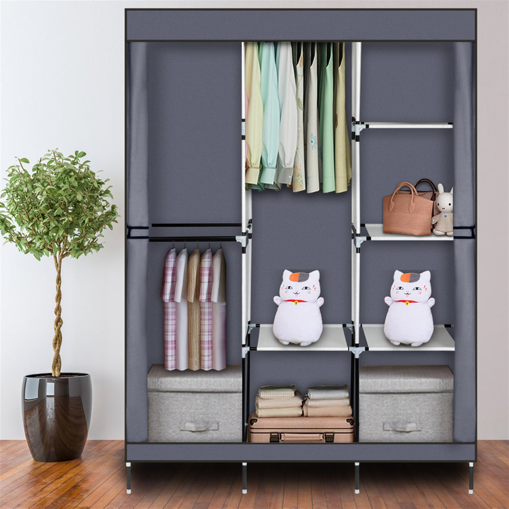 71" Portable Closet Wardrobe Clothes Rack