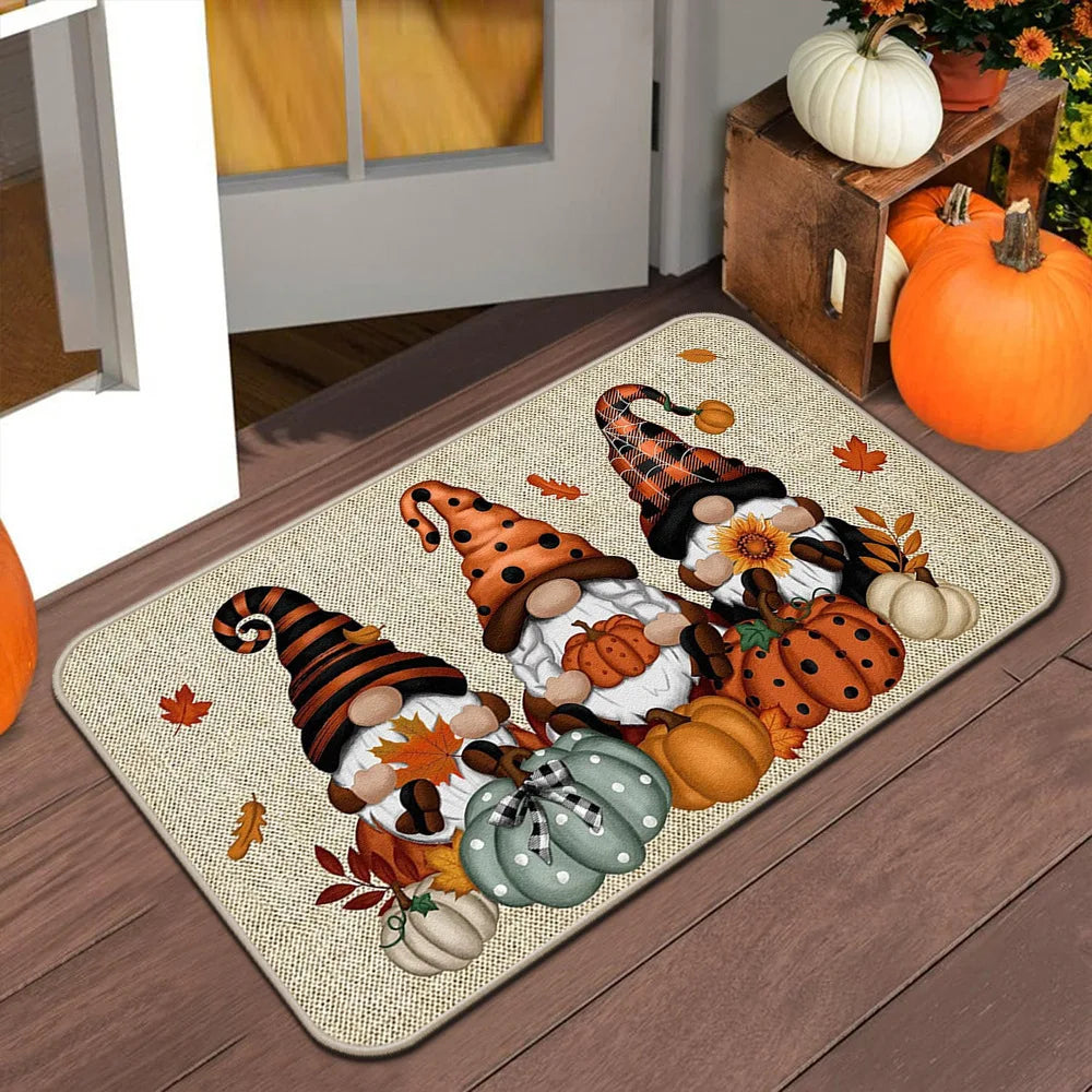 Halloween Autumn Door Mat