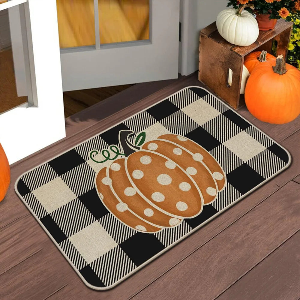 Halloween Autumn Door Mat