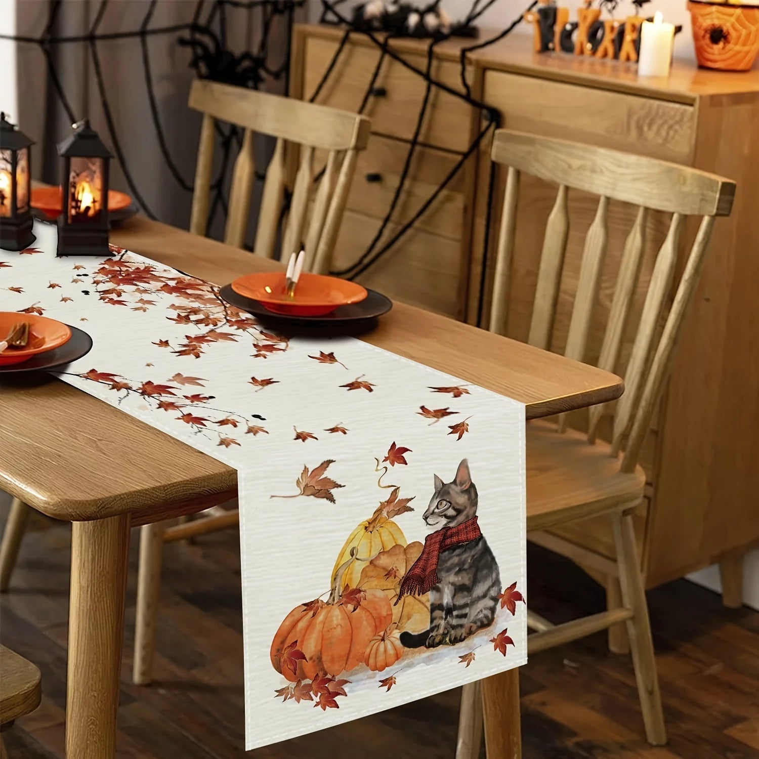 1 pc Thanksgiving Season Tablecloth