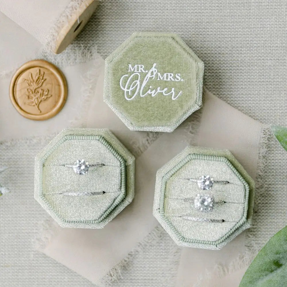 Custom Octagon Ring Box