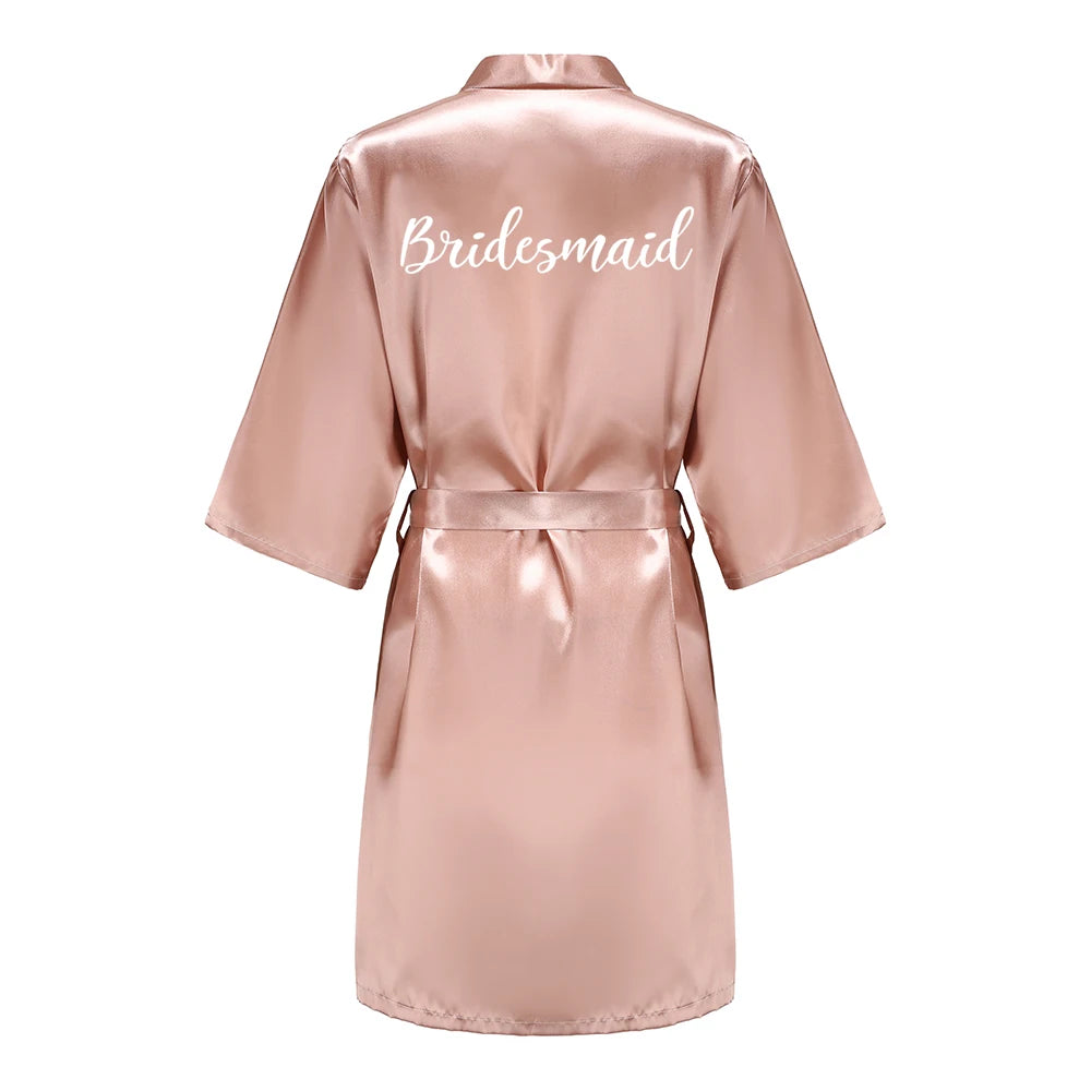 Wedding Bride Bridesmaid Robe