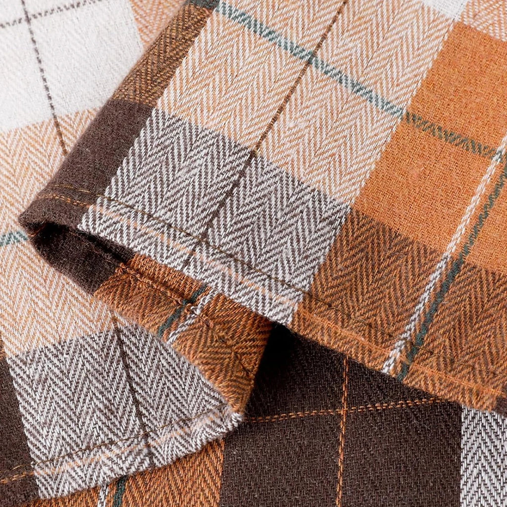 Autumn Square Plaid Rectangular Tablecloth