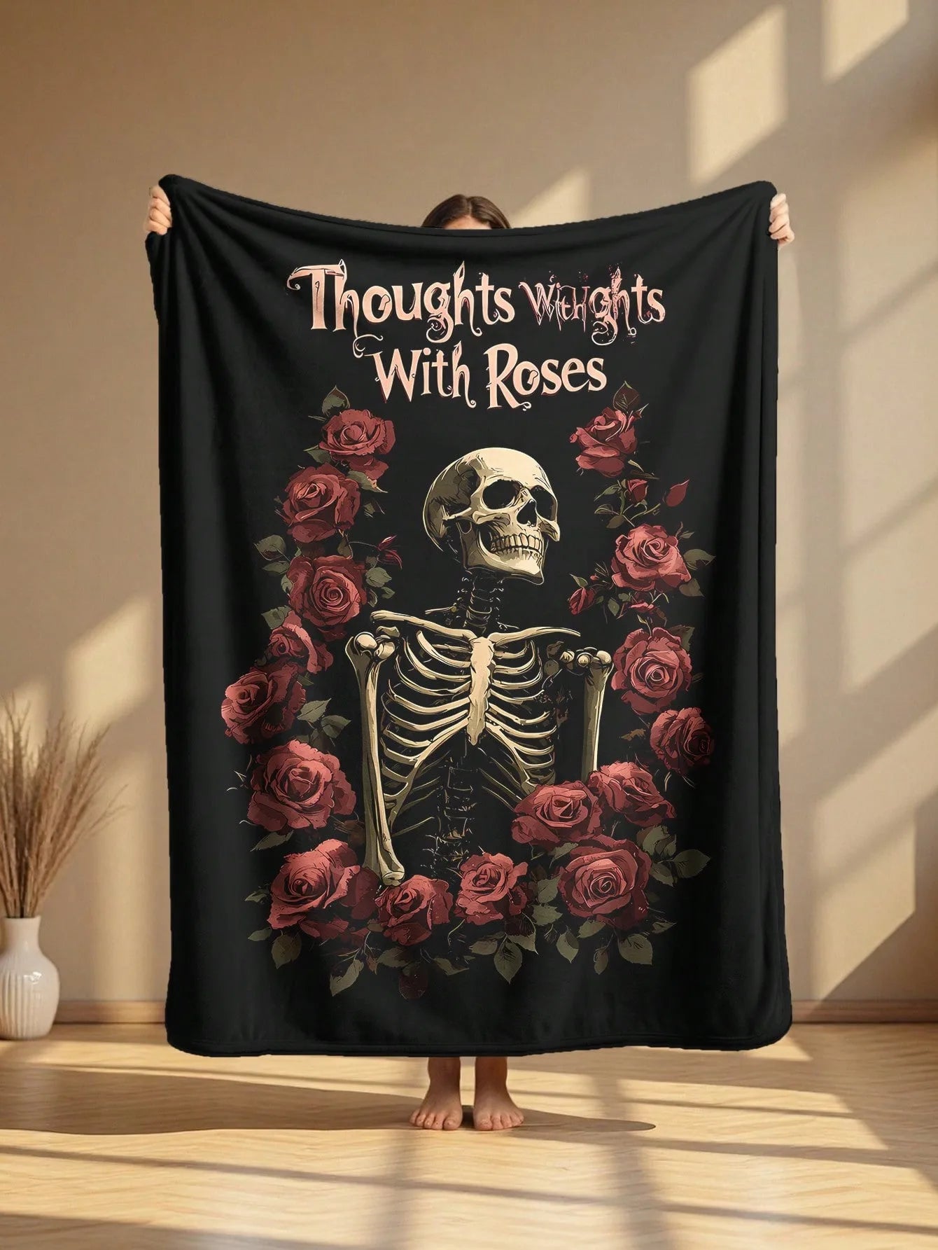 Halloween Pumpkin Cartoon Harvest Print Blanket