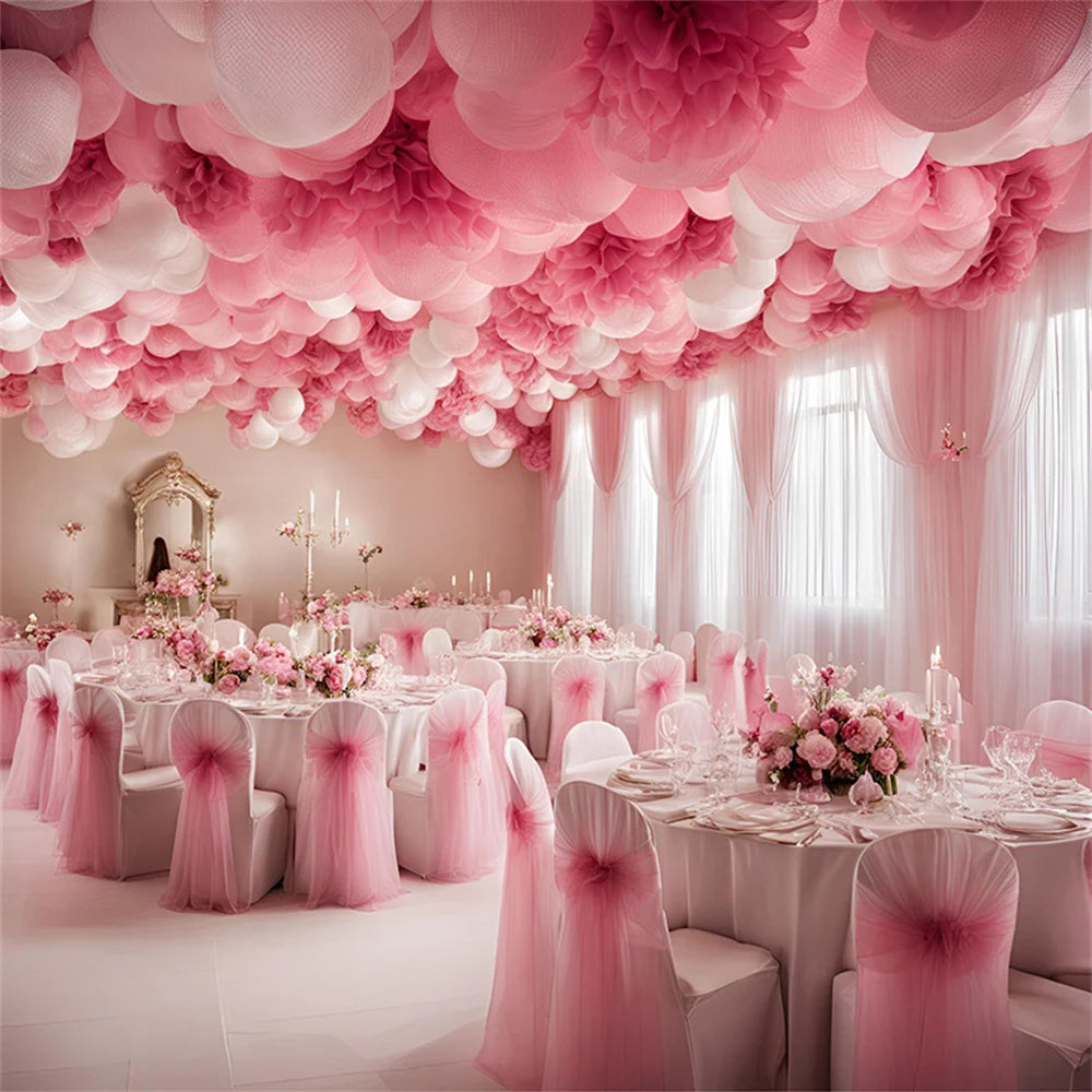 Wedding Tulle Backdrop Curtains