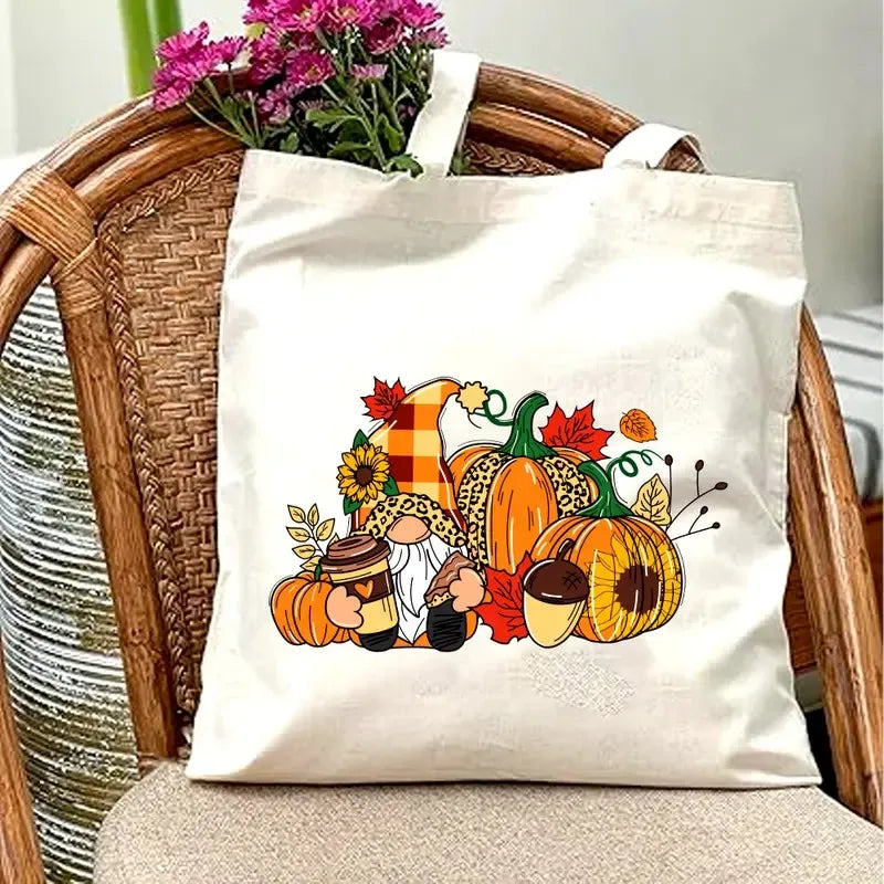 Thanksgiving Canvas Tote Bag