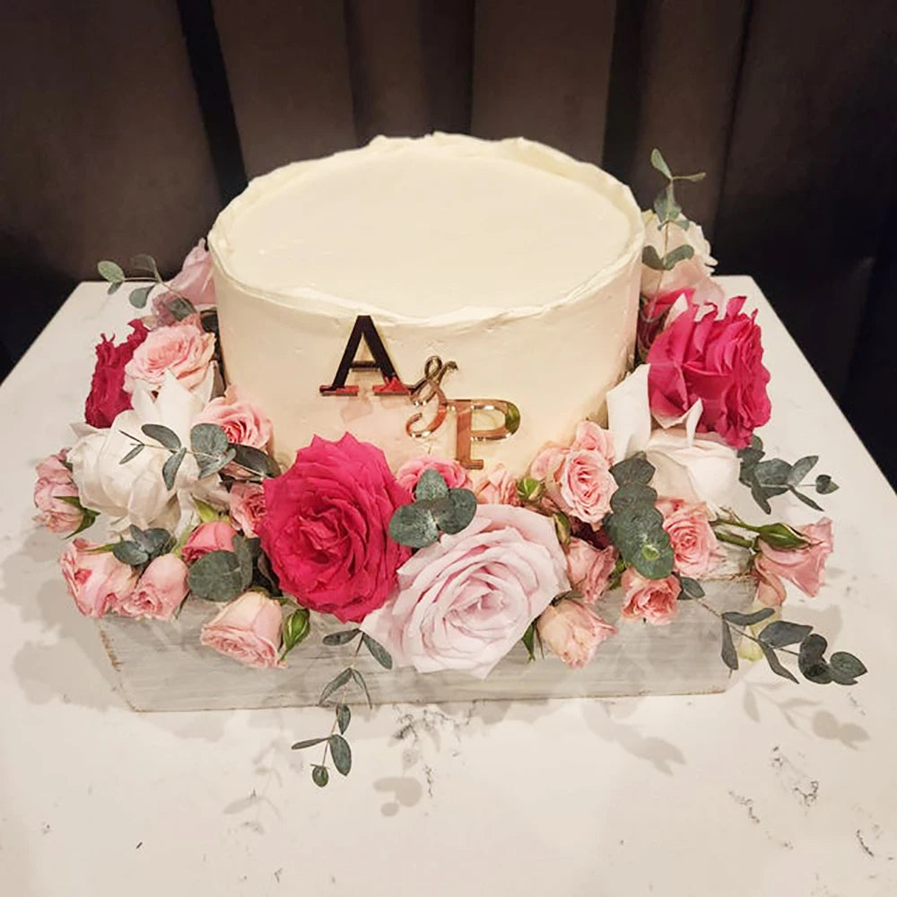 Personalized Name Laser Wedding Topper