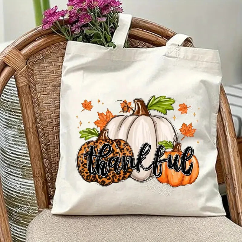 Thanksgiving Canvas Tote Bag