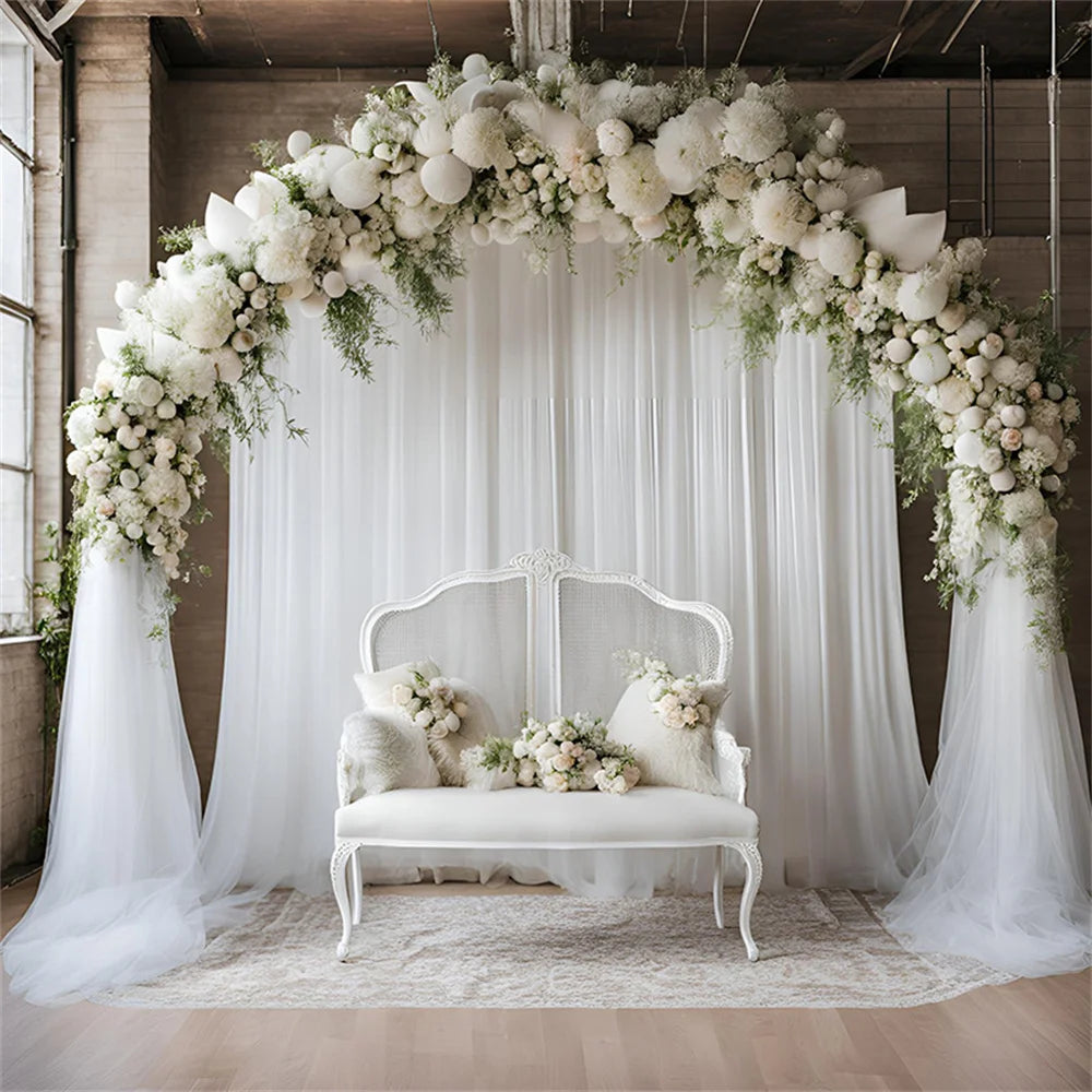 Wedding Tulle Backdrop Curtains