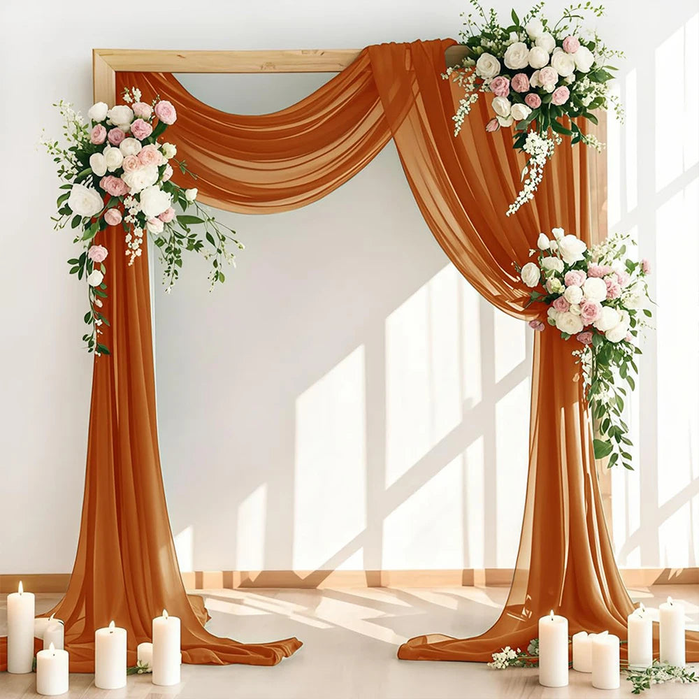 Wedding Arch Sheer Chiffon