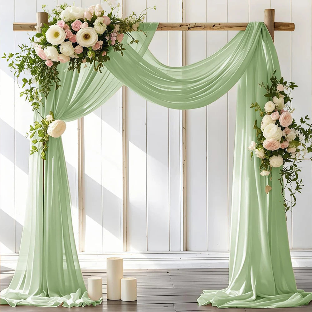 Wedding Arch Sheer Chiffon