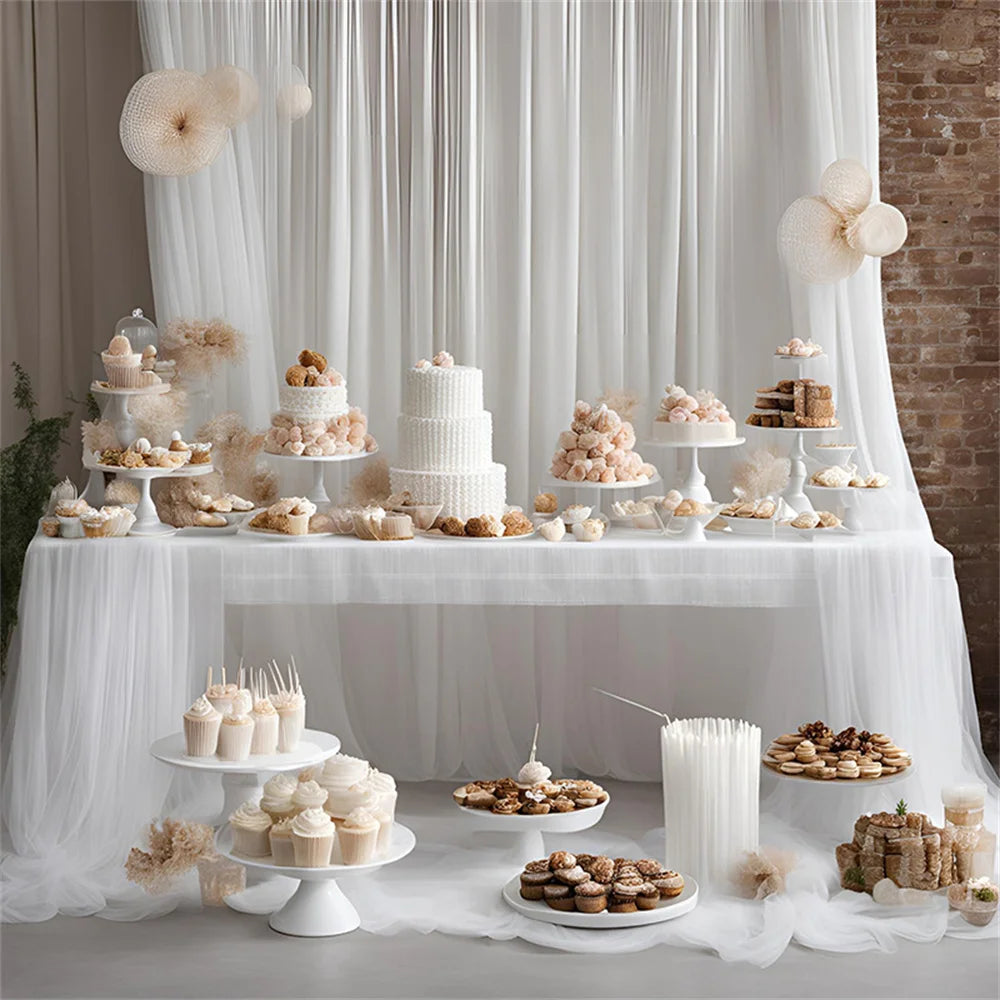 Wedding Tulle Backdrop Curtains