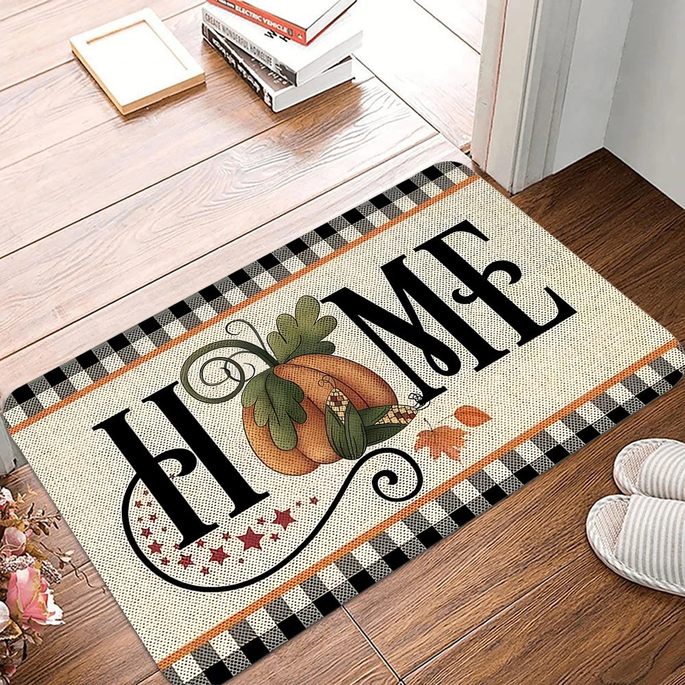 Happy Fall Yall Pumpkin Door Mat