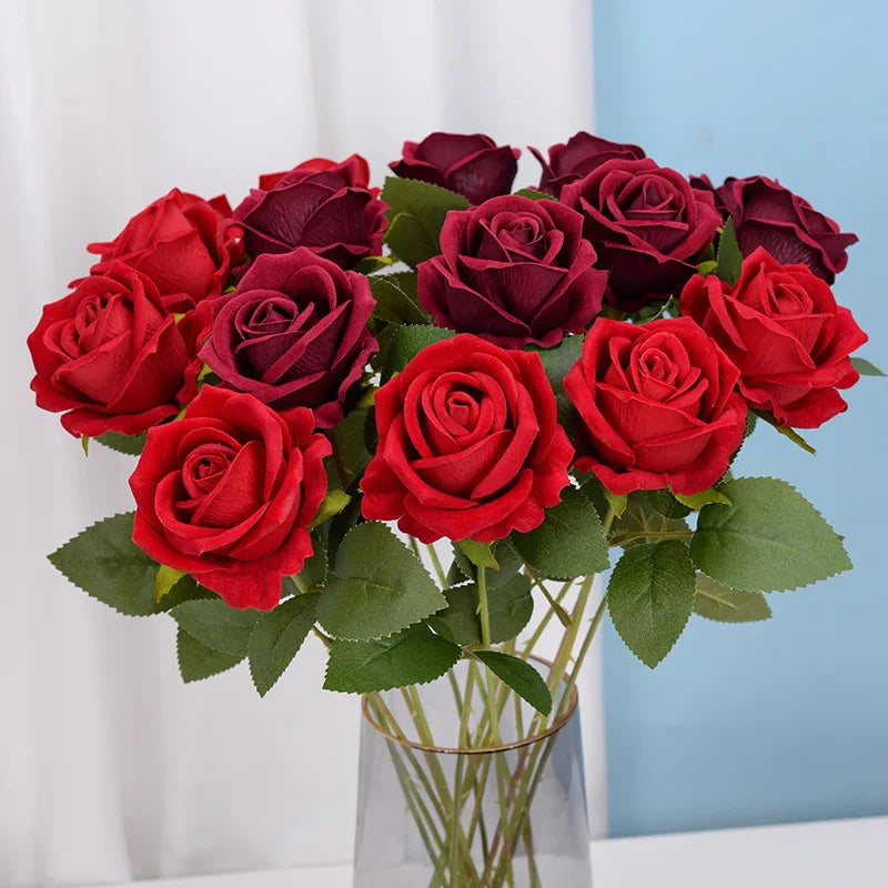 Artificial Flower Flannel Rose