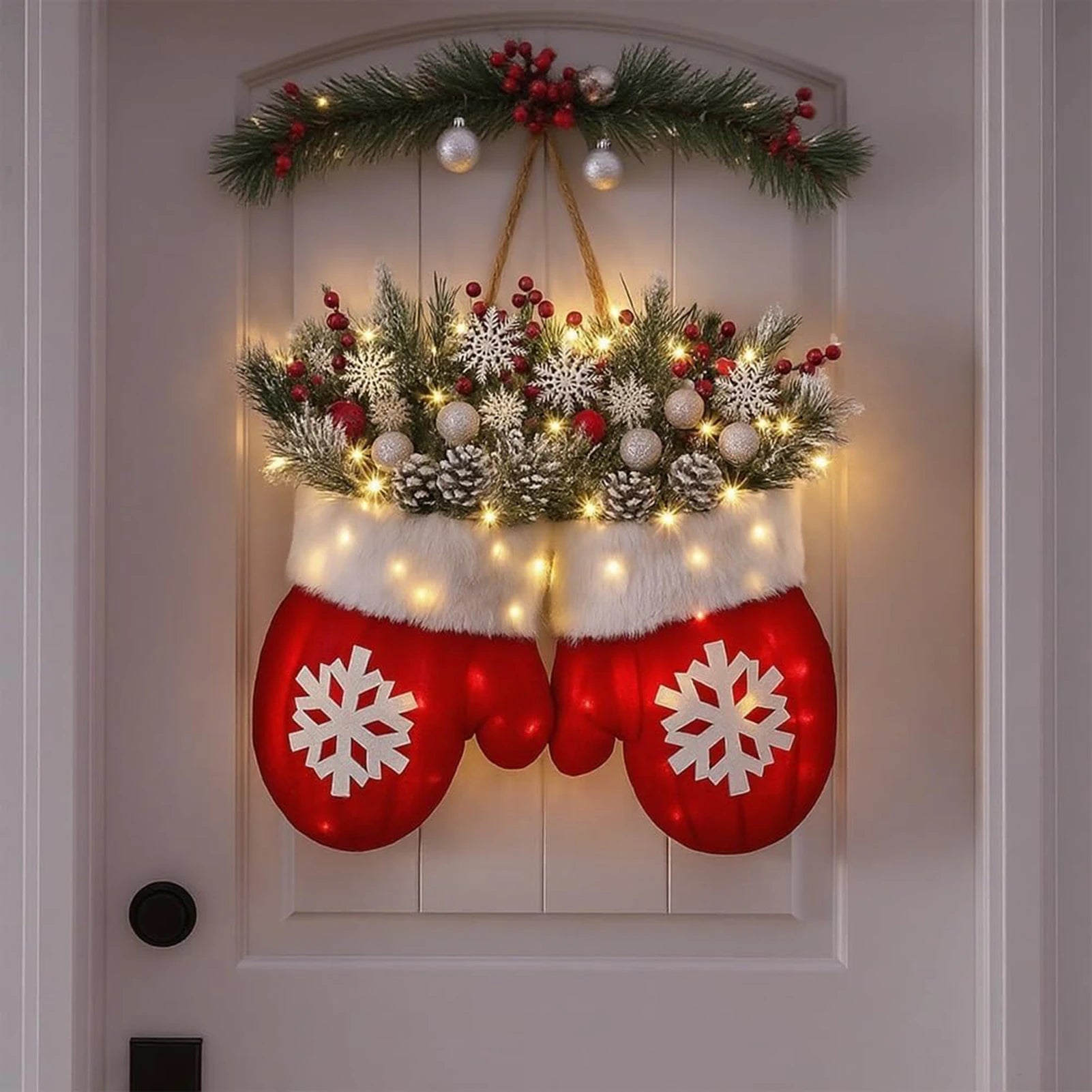 Christmas Garland Creative Flower Wreath