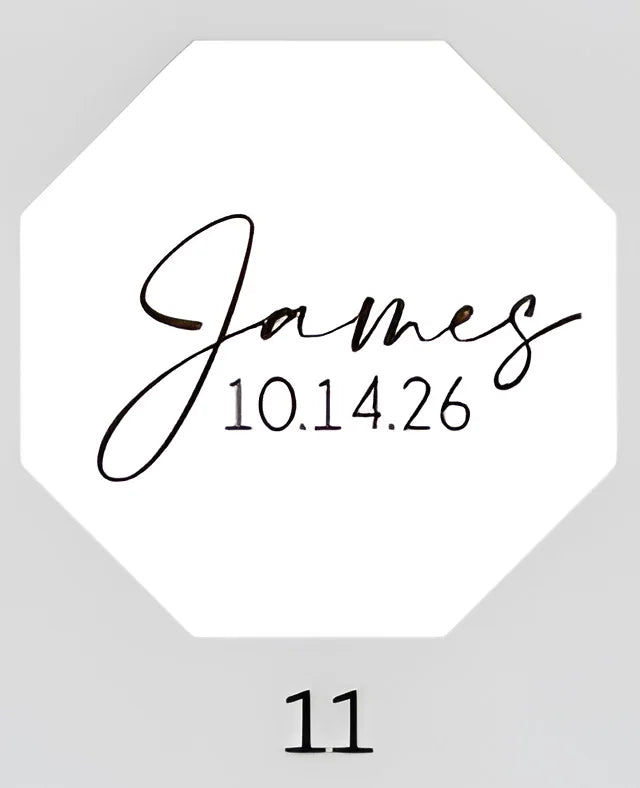 Custom Octagon Ring Box