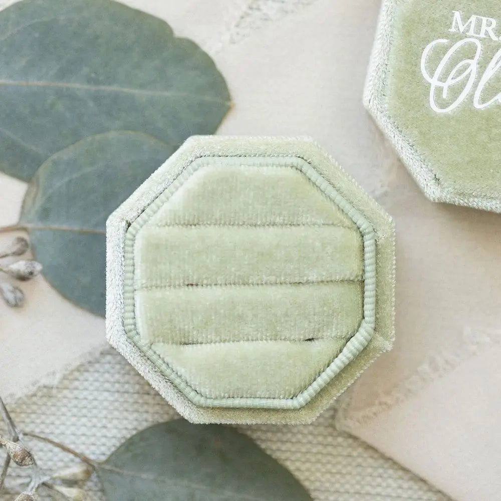 Custom Octagon Ring Box