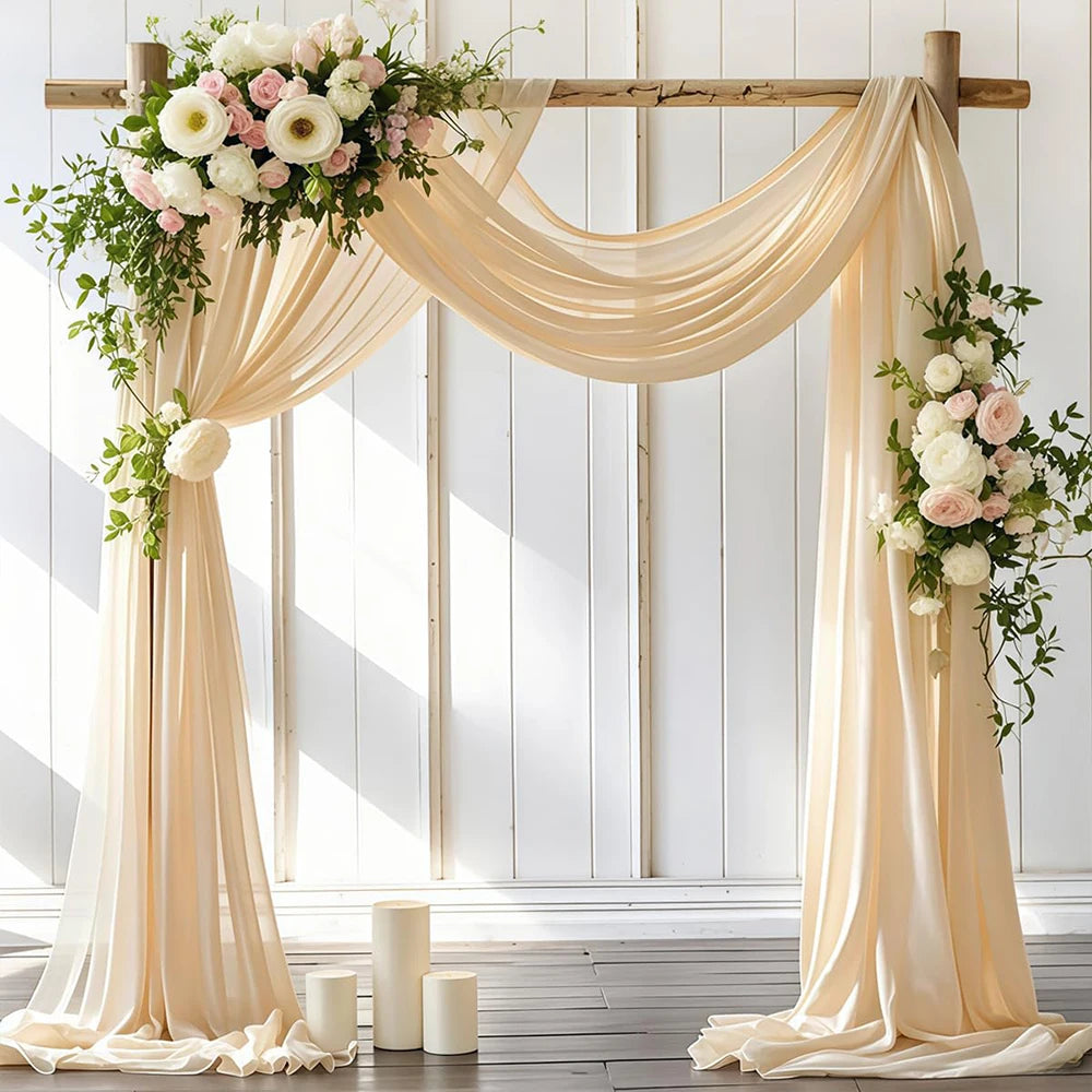 Wedding Arch Sheer Chiffon