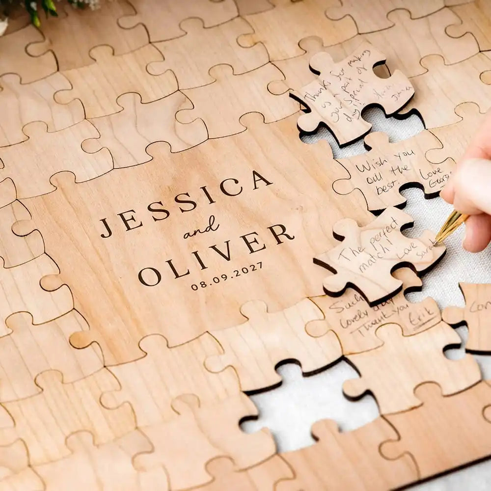 Personalised Puzzle Guest Book