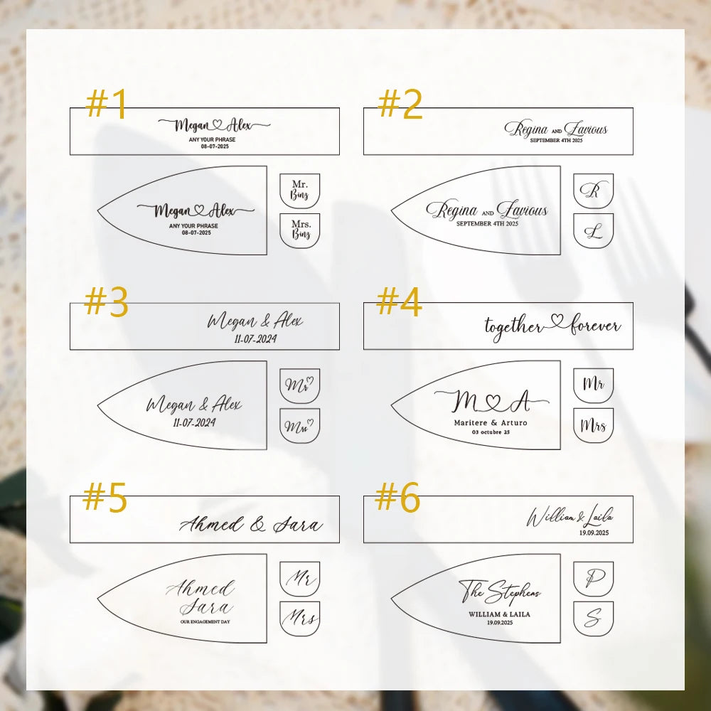 Personalized Wedding Cake Cutter