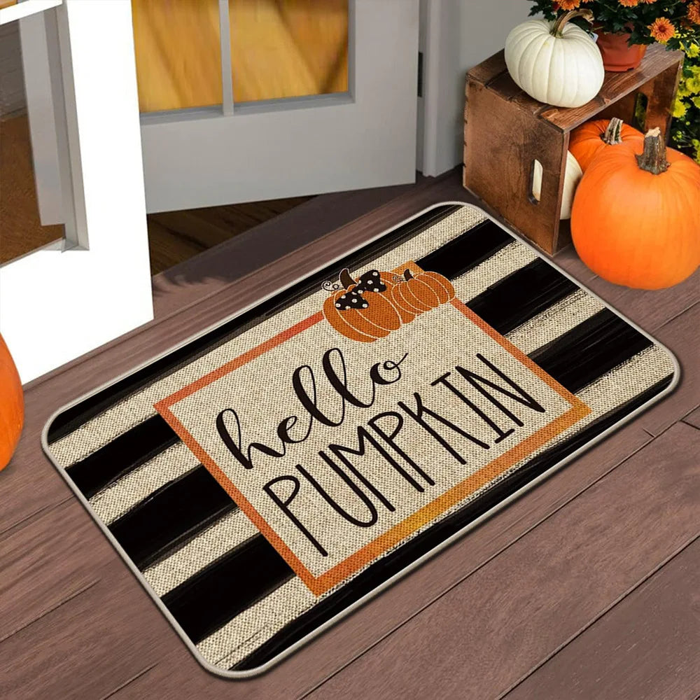 Halloween Autumn Door Mat