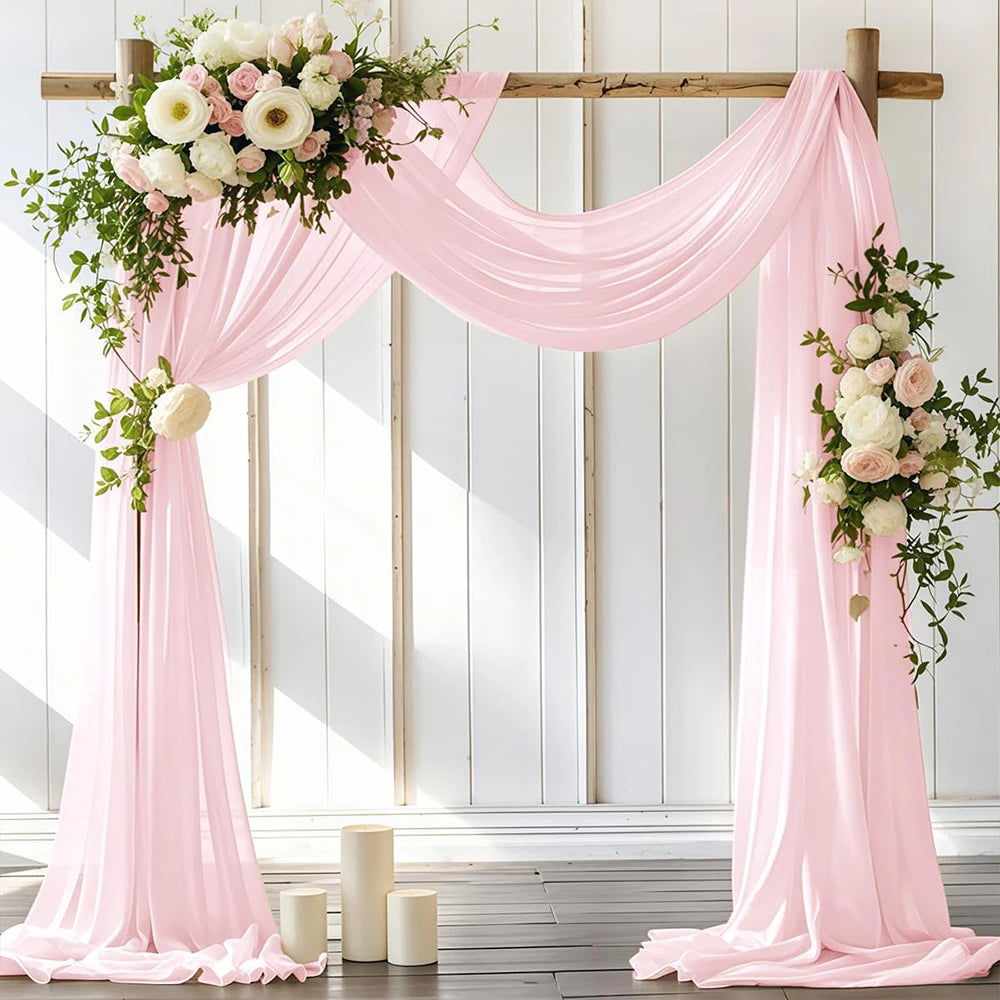 Wedding Arch Sheer Chiffon