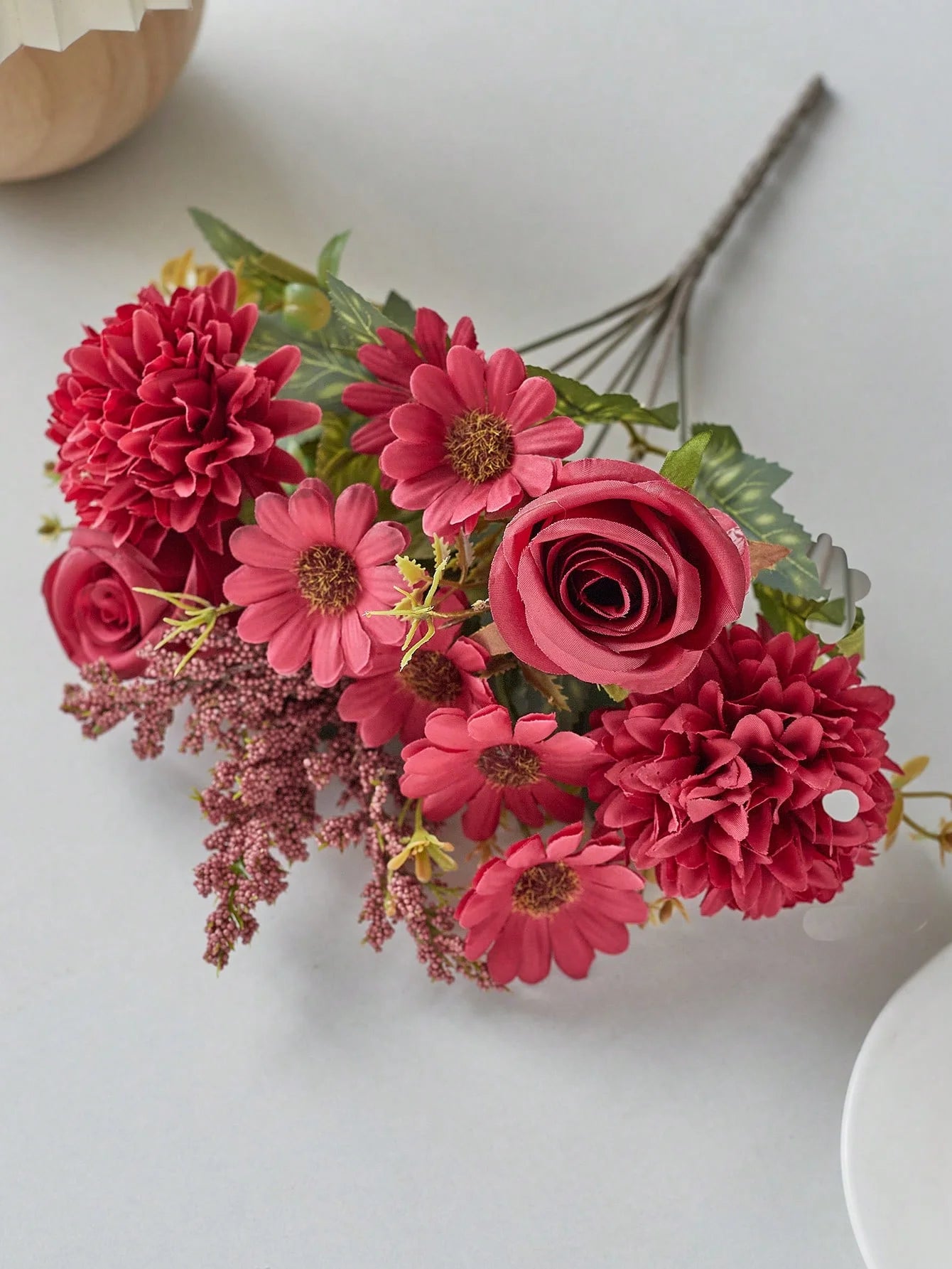 Artificial Flowers Fake Rose Bouquet