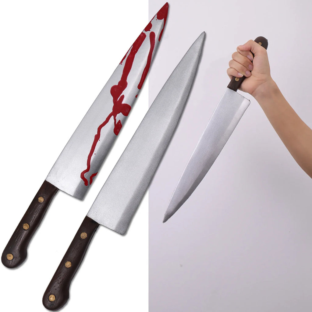 Halloween Bloody Knife Prop For Horror Role Play Gear