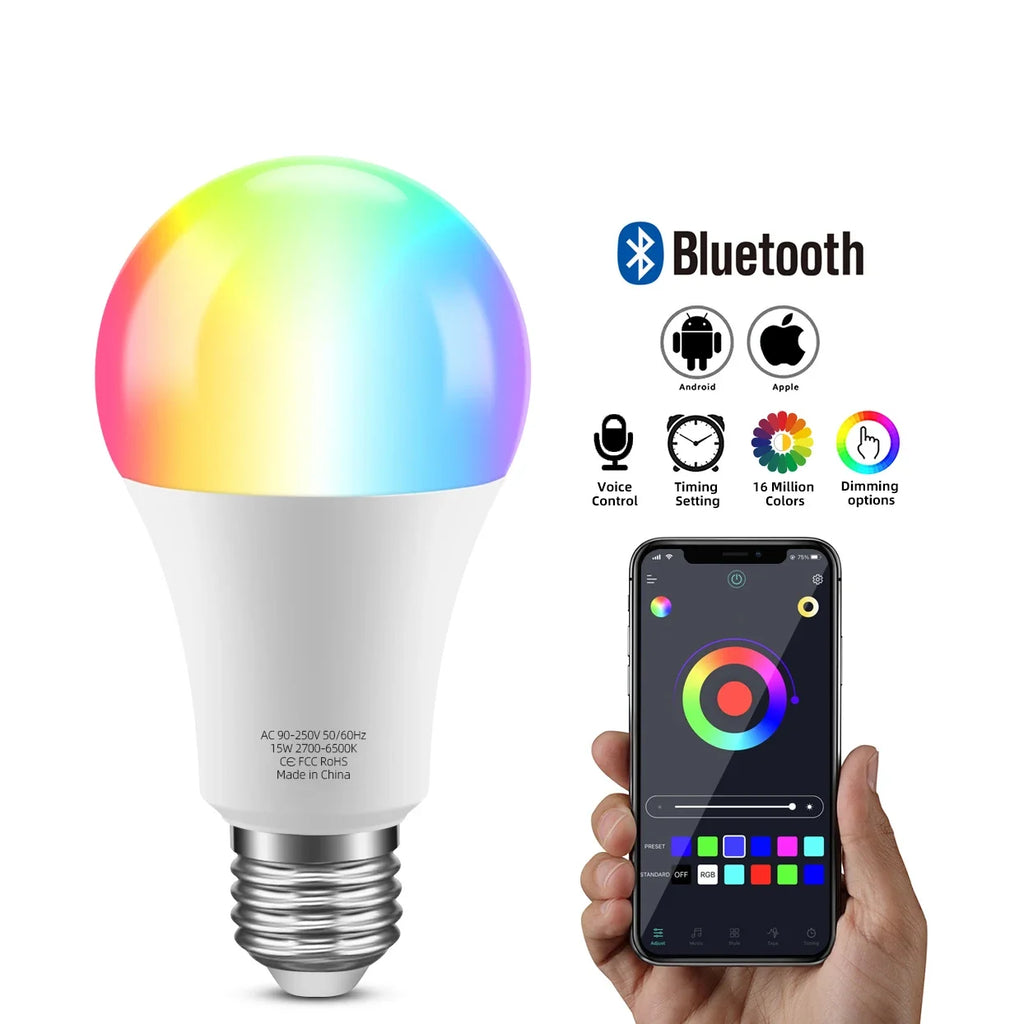 SmartLife WiFi RGB LED Bulb Works With Alexa And Google