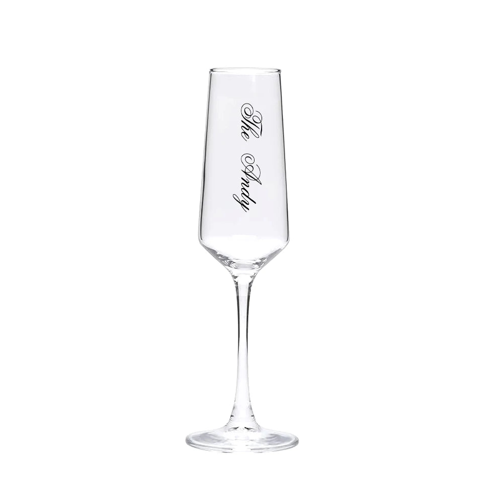 Custom Wedding Champagne Glasses