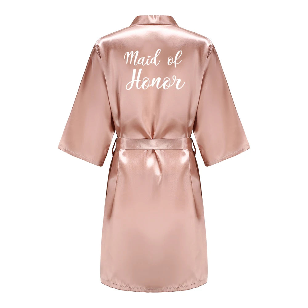 Wedding Bride Bridesmaid Robe