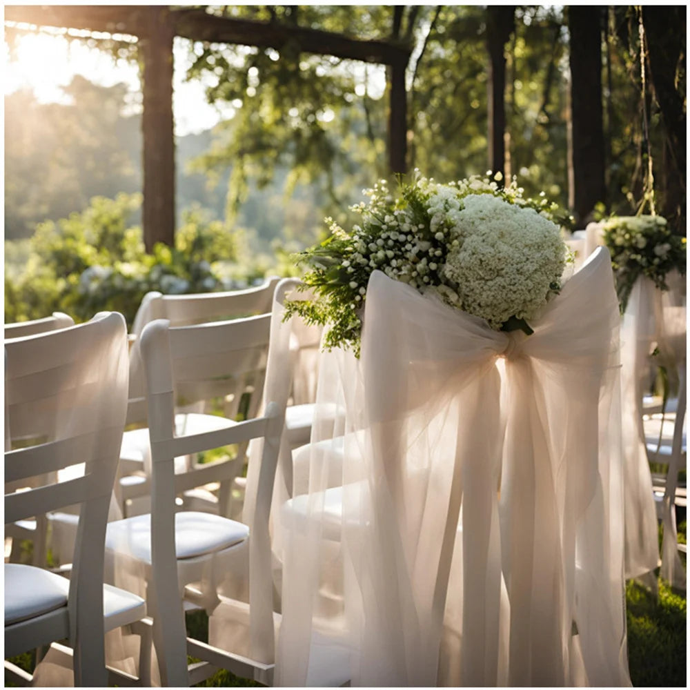 Wedding Tulle Backdrop Curtains