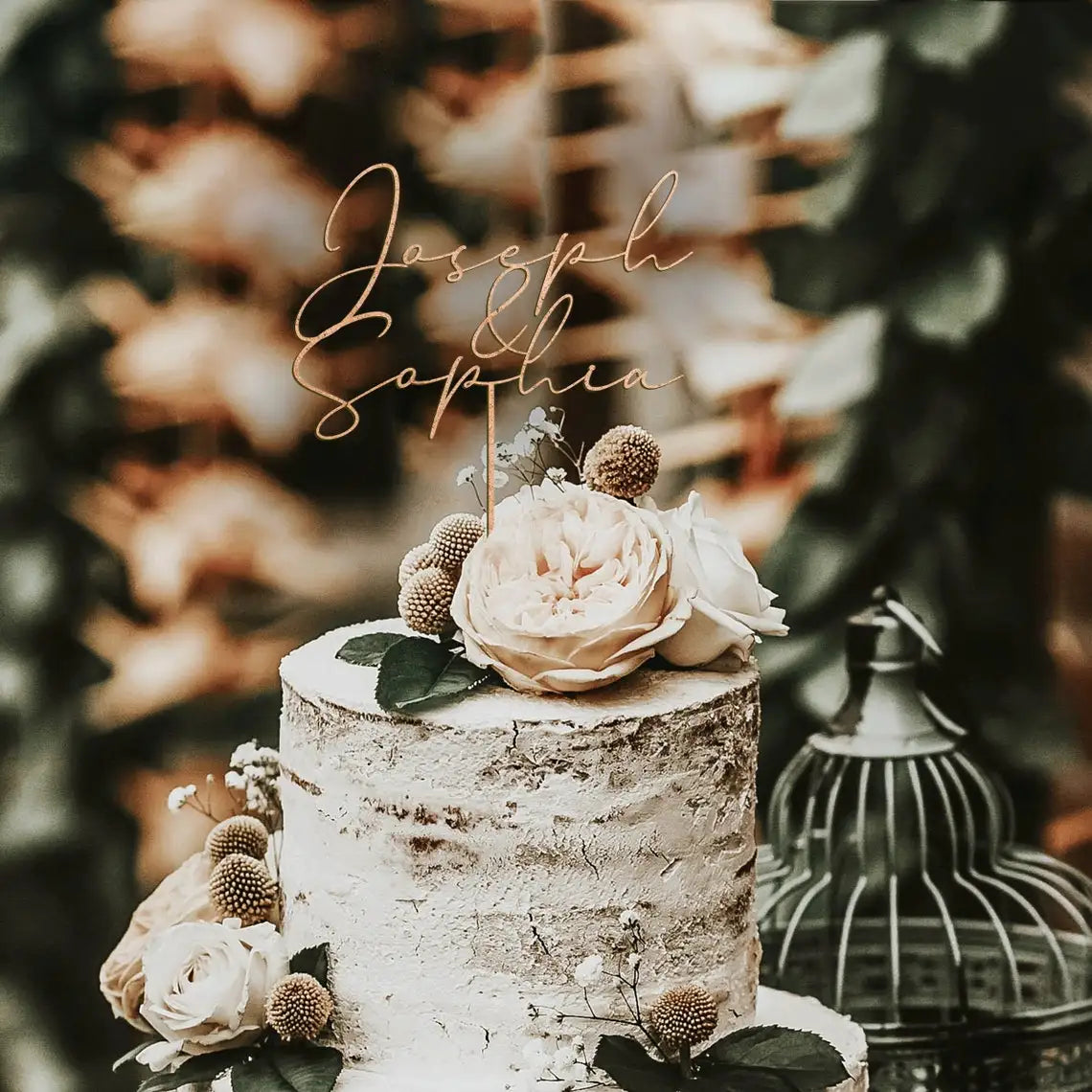 Personalised Wedding Cake Topper