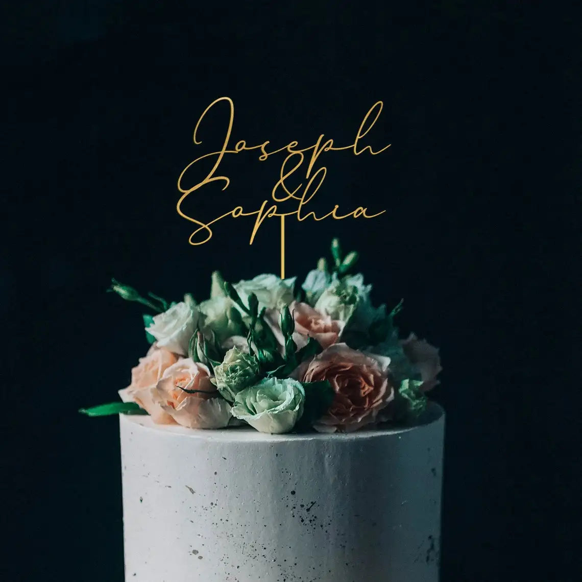 Personalised Wedding Cake Topper