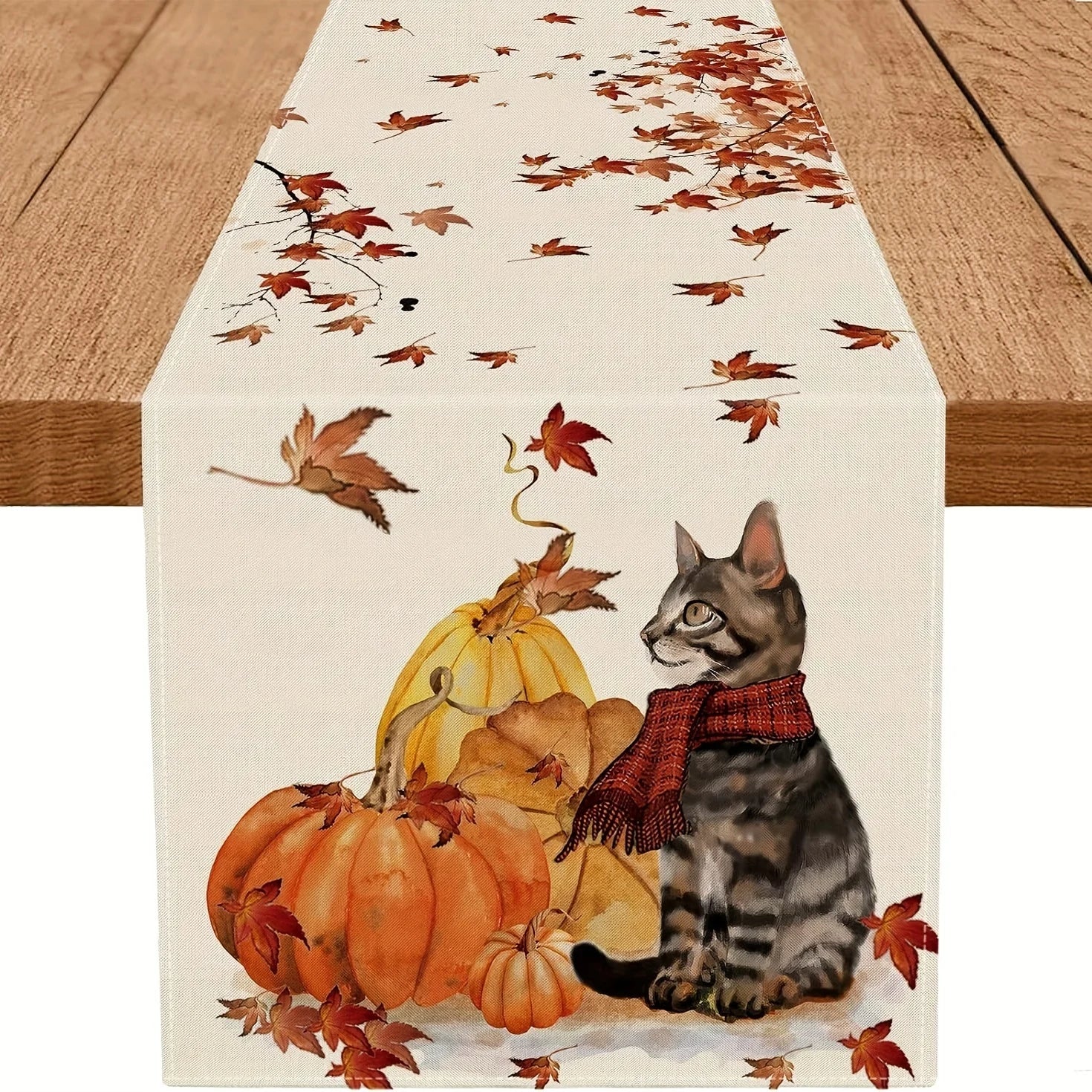 1 pc Thanksgiving Season Tablecloth