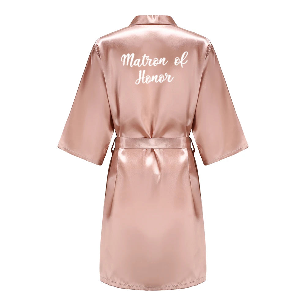 Wedding Bride Bridesmaid Robe