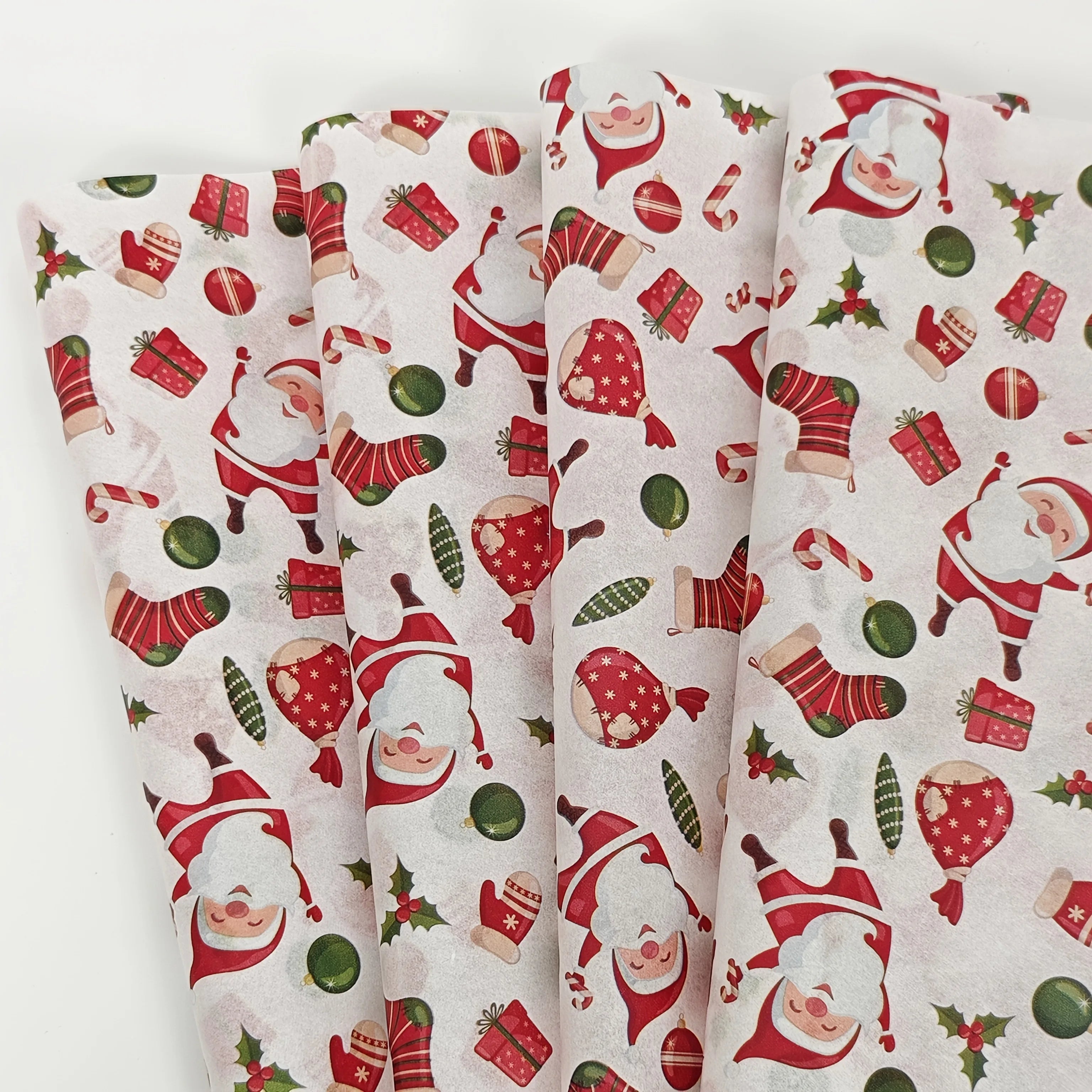 Santa and Christmas Gift Patterned Tissue Paper