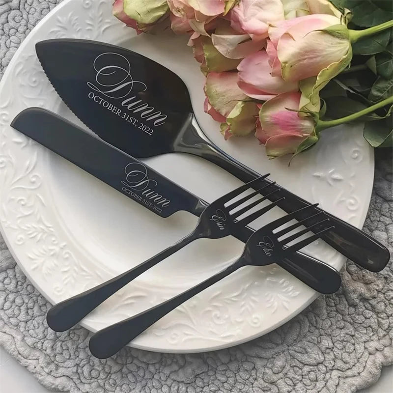 Personalized Wedding Cake Cutting Set